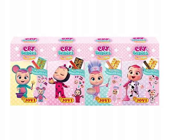 Jovi Cry Babies Dotty plastilino formavimo rinkinys vaikams