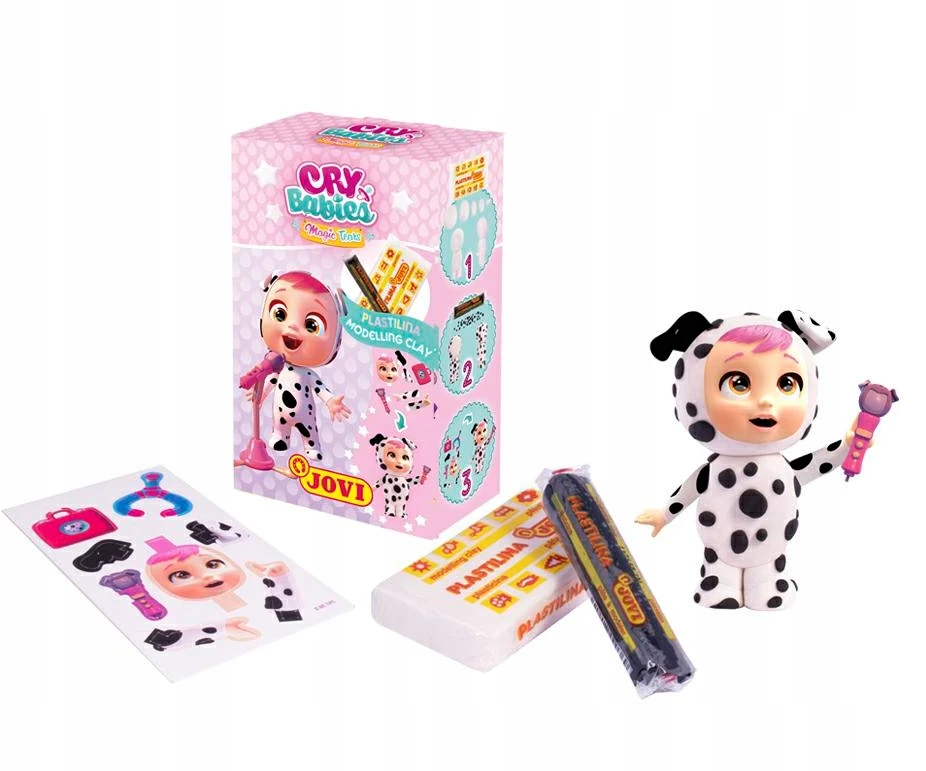 Jovi Cry Babies Dotty plastilino formavimo rinkinys vaikams