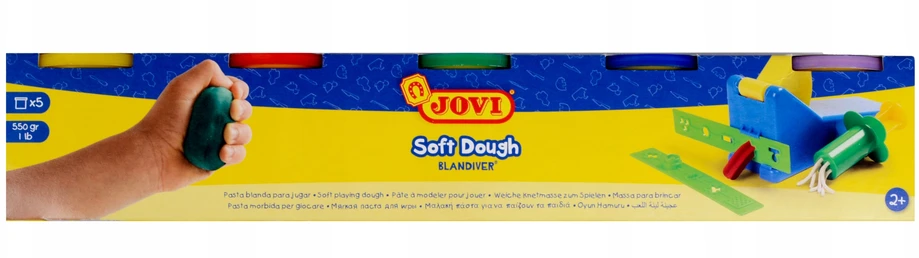 Jovi modeliavimo masė 5 spalvos x 110g