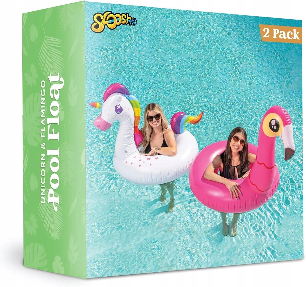 JOYIN 2 pakuotės pripučiamų vienaragio ir flamingo čiužinių