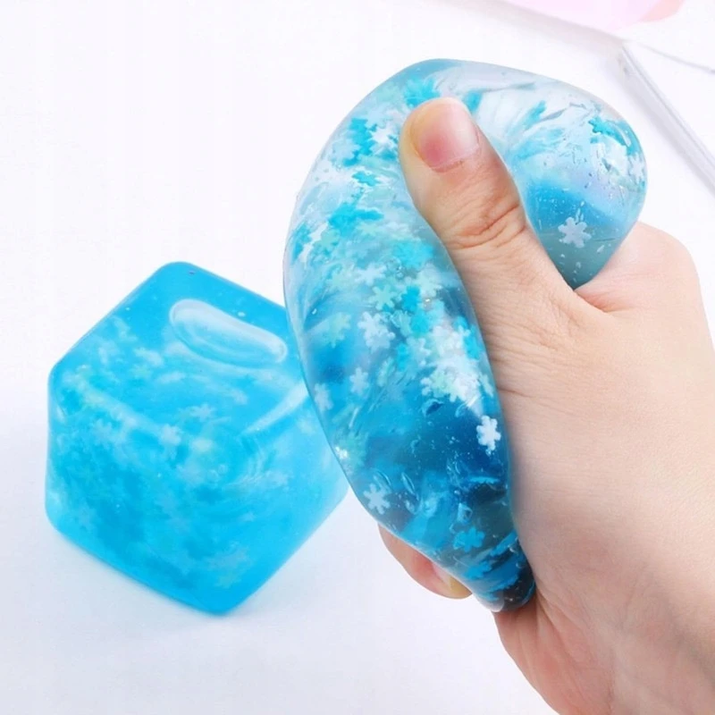 Joyoclan Gniotek Squishy Ice Cube Antistresinis sensorinis atsipalaidavimo žaislas XXL