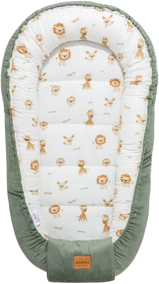 Jukki BABY COCOON NEST Patogus muslino vytinys