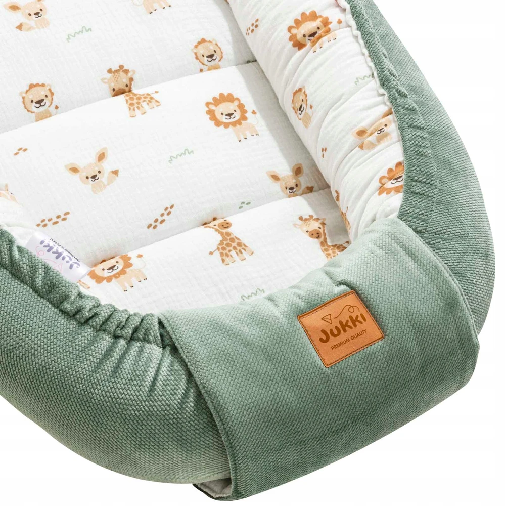 Jukki BABY COCOON NEST Patogus muslino vytinys