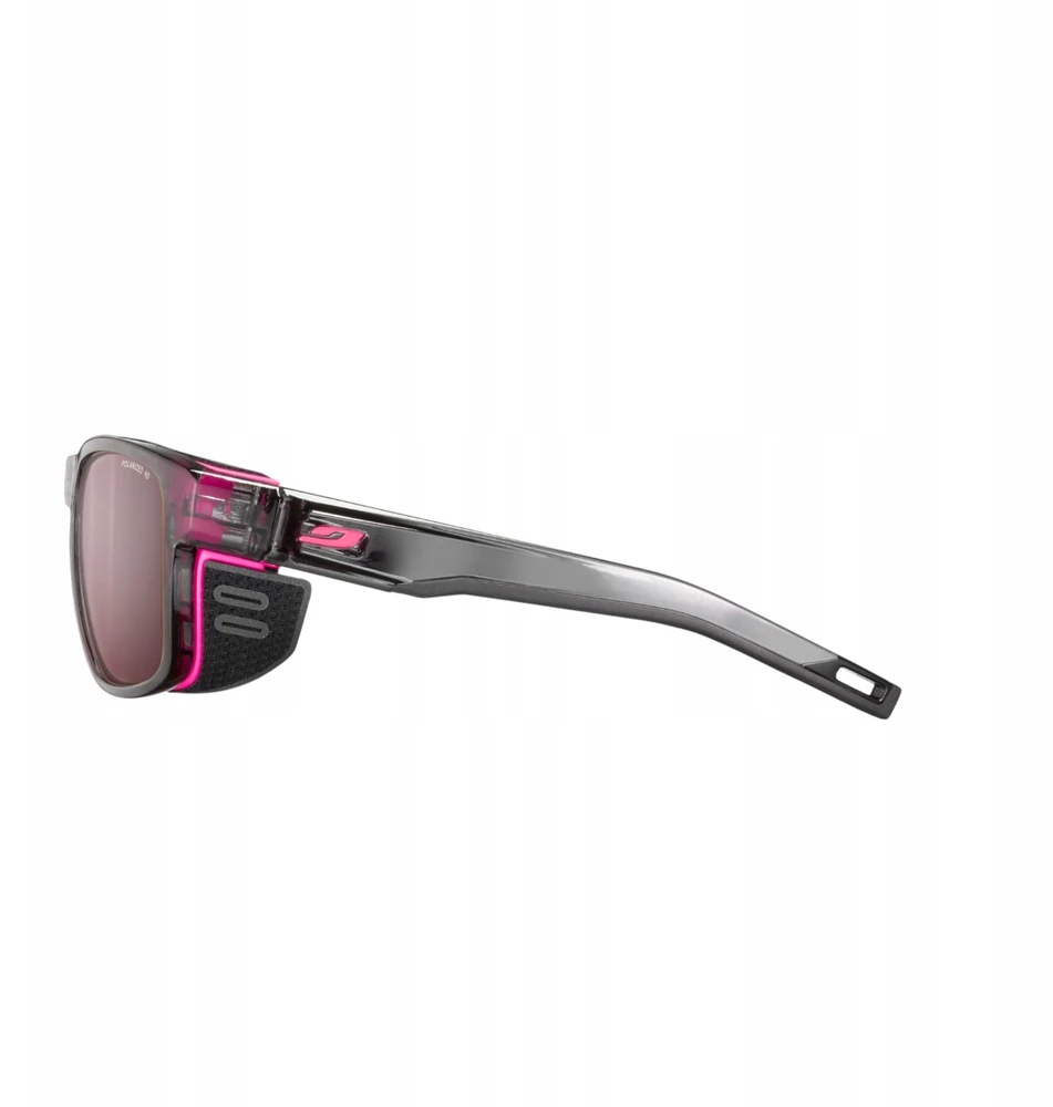 Prancūzija Julbo Shield M pilkas/fluo pink SP HD 3 polarized saulės akiniai