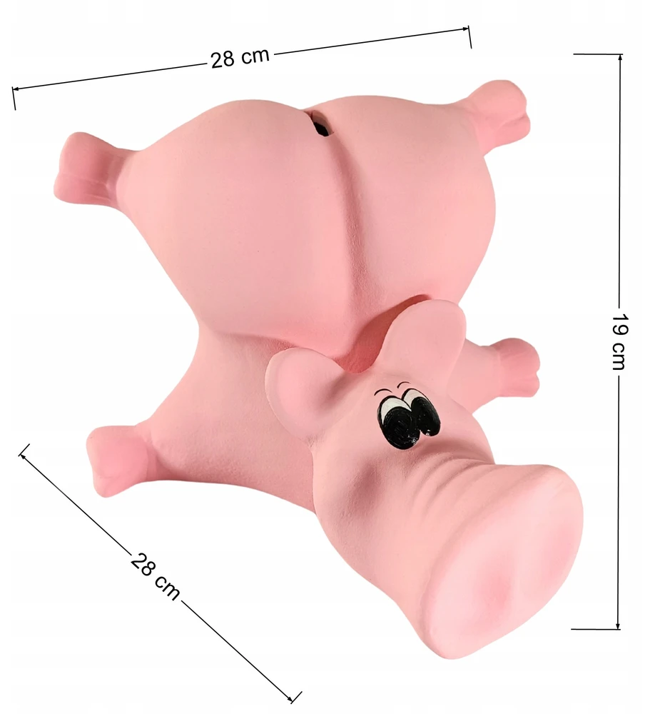 Juliette Dūžtanti taupyklė DIDELIS XXL keraminė ROŽINĖ dovana vaikams GIANT