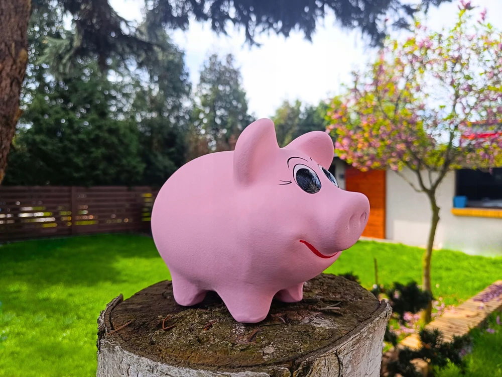 Juliette Piggy kastelė, talpi, originali, PAGAMINTI neatidarus, RAUŽINĖ