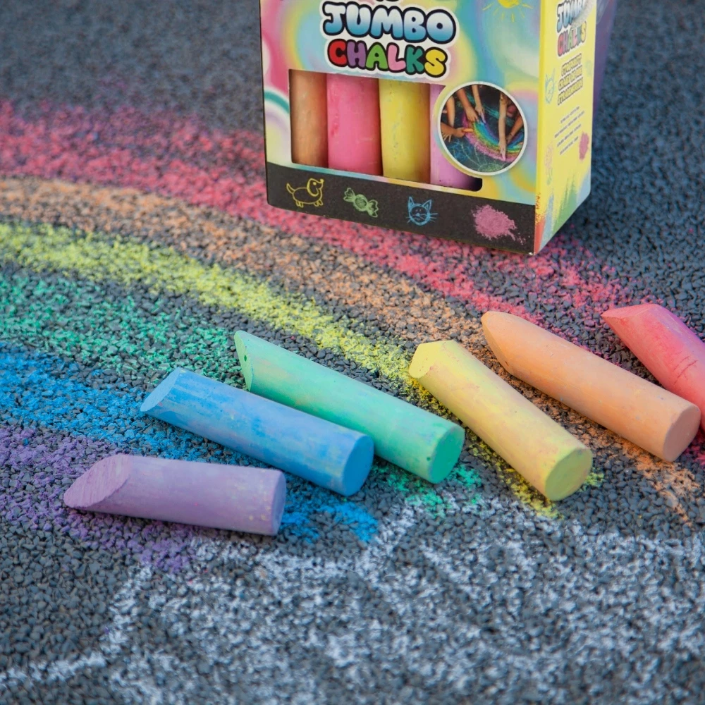 Jumbo storio grindinio kreida 15 el.