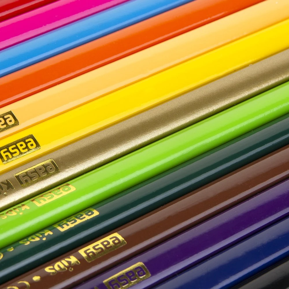 Jumbo trikampiai pieštukai 13 spalvų EASY - Easy Stationery