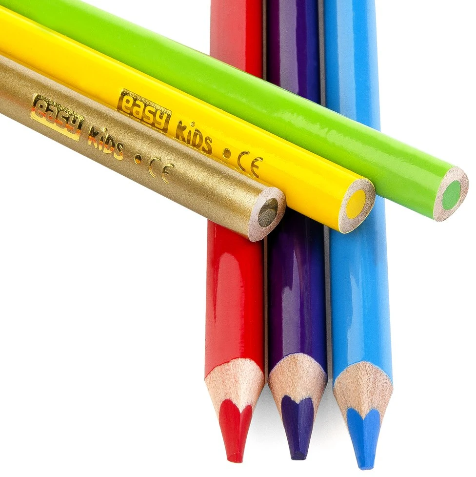 Jumbo trikampiai pieštukai 13 spalvų EASY - Easy Stationery