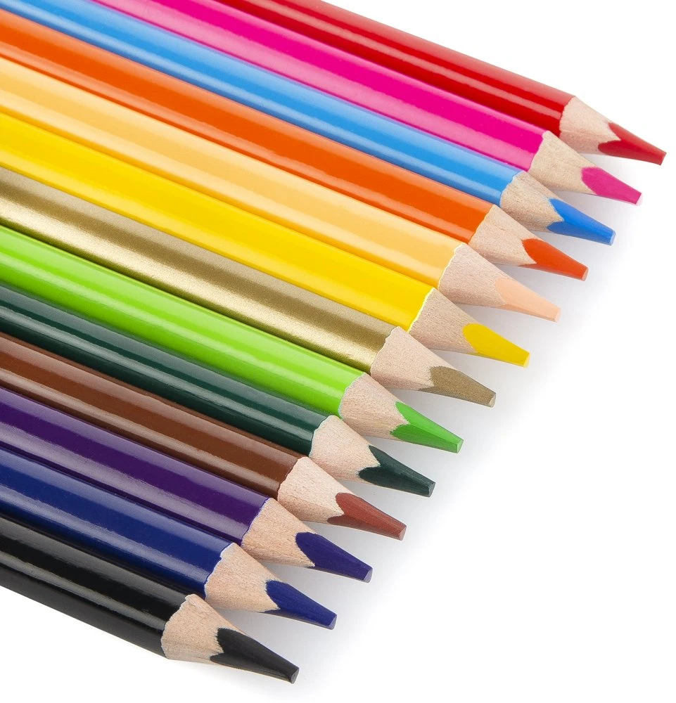 Jumbo trikampiai pieštukai 13 spalvų EASY - Easy Stationery
