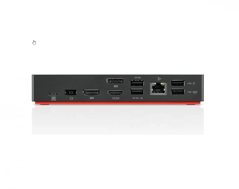 Lenovo | ThinkPad Universal USB-C Dock - EU | Docking station | Ethernet LAN (RJ-45) jungtys 1 | VGA (D-Sub) jungtys quantity 1 | DisplayPorts quantity 2 | USB 3.0 (3.1 Gen 1) Type-C jungtys quantity 1 | USB 3.0 (3.1 Gen 1) jungtys quantity 3 | USB 2.0 jungtys quantity 2 | HDMI jungtys quantity 1 | 65 W | Garantija 36 mėn.