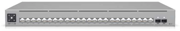 UBIQUITI USW-Pro-Max-24-PoE komutatorius Etherlighting 8x RJ45 2.5Gbps 16x RJ45 1000Mbps 2x SFP+ L3 400W PoE
