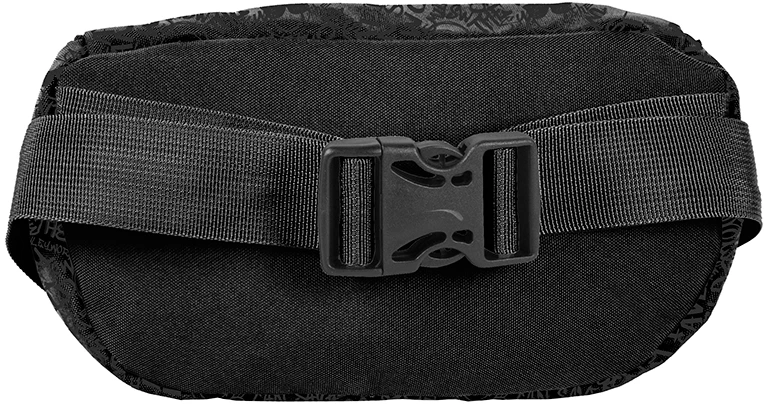 Juoda "smileyworld" stiliaus juosmens krepšys "beuniq" - unisex
