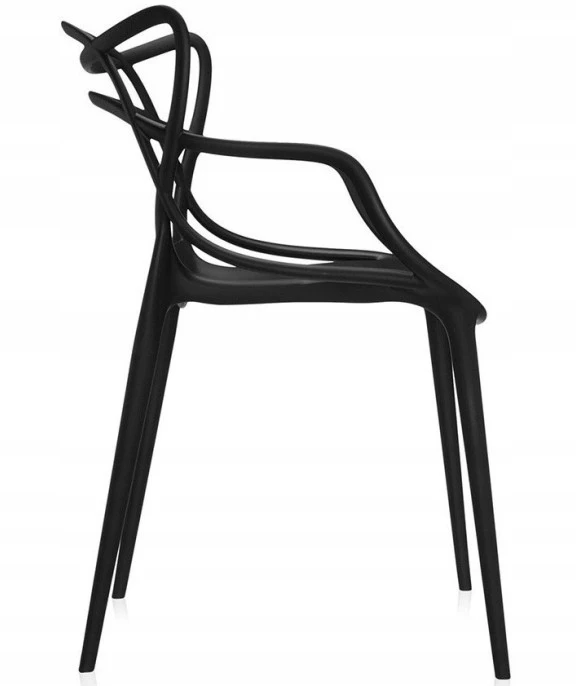 Juodas Stylish Furnitex kėdė Masters Cafe SVETAINEI