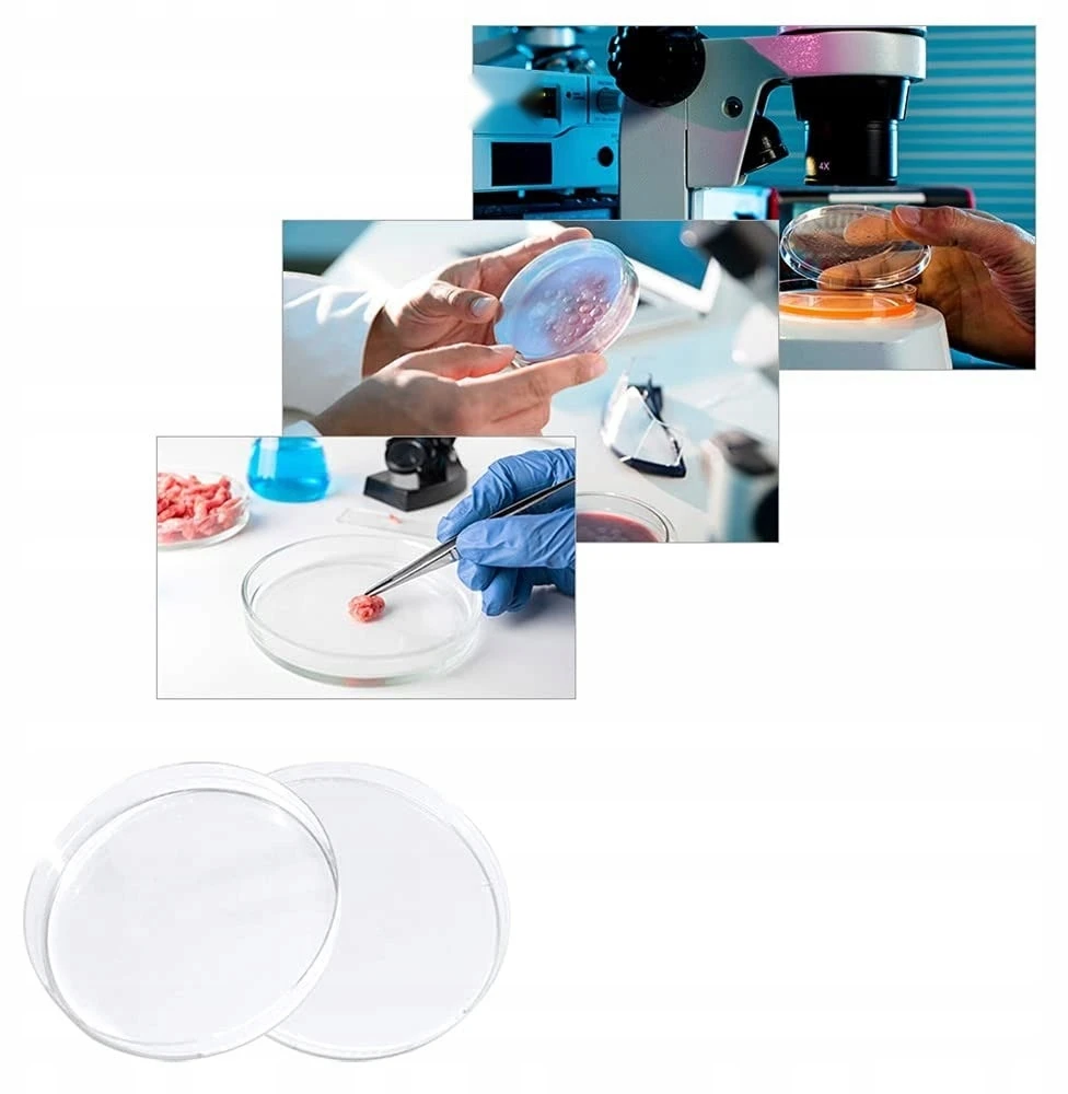 JUODOS PETRI LĖDĖLIAI 20 VNT 90 MM STERILUS PLASTIKAS LABORATORIJAI