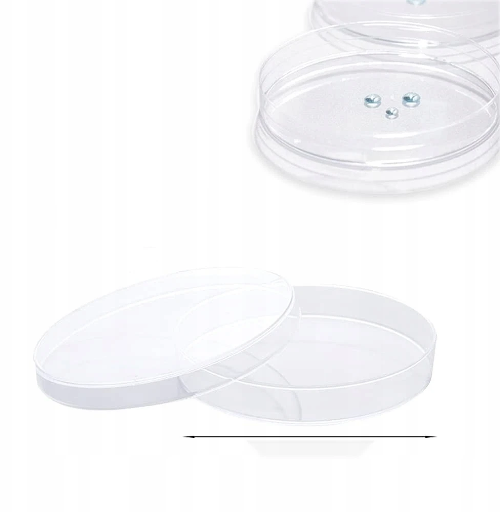 JUODOS PETRI LĖDĖLIAI 20 VNT 90 MM STERILUS PLASTIKAS LABORATORIJAI