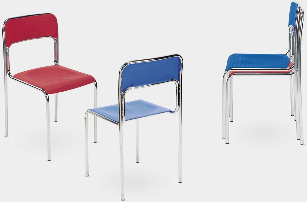 JUODOS plastikinės valgomojo kėdės CORTINA Nowy Styl