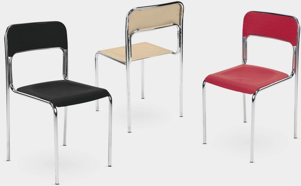JUODOS plastikinės valgomojo kėdės CORTINA Nowy Styl