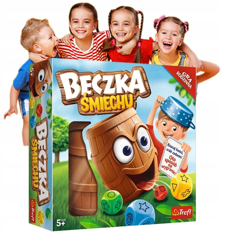 Trefl Stalo žaidimo Barrel Juoko, ENG
