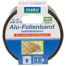 Mako Aliuminė juostelė KOMFORT 834050SB, 50 mm x 50 m