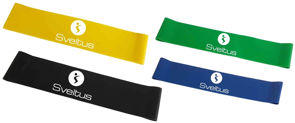 Sveltus Juosta mankštai LATEX BAND (vidutine) 120cm žalias