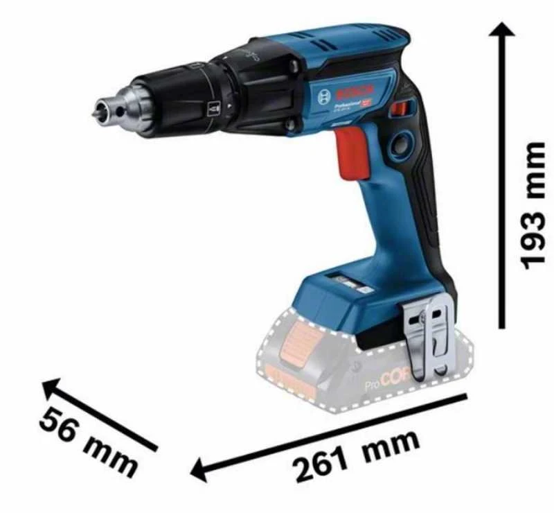 Juostinis suktuvas BOSCH GTB 18V-45 su priedais