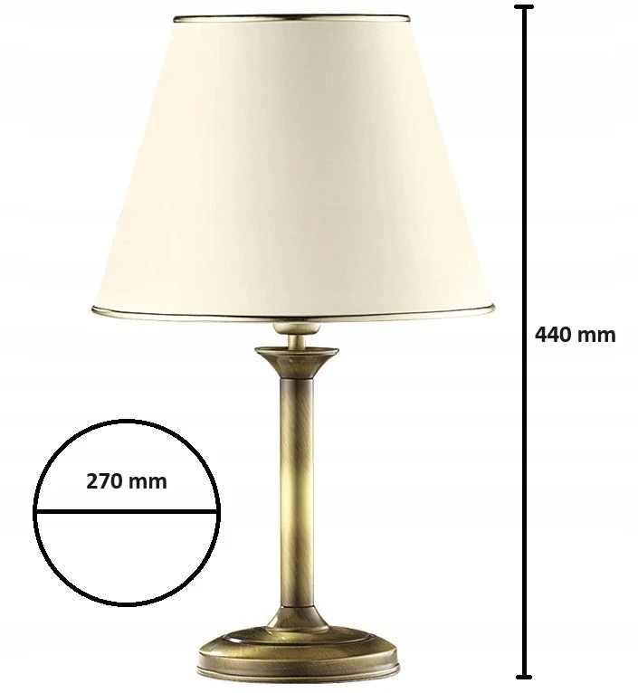 Jupiter CLASSIC klasyczna lampa nocna auksinė patynowana 0508