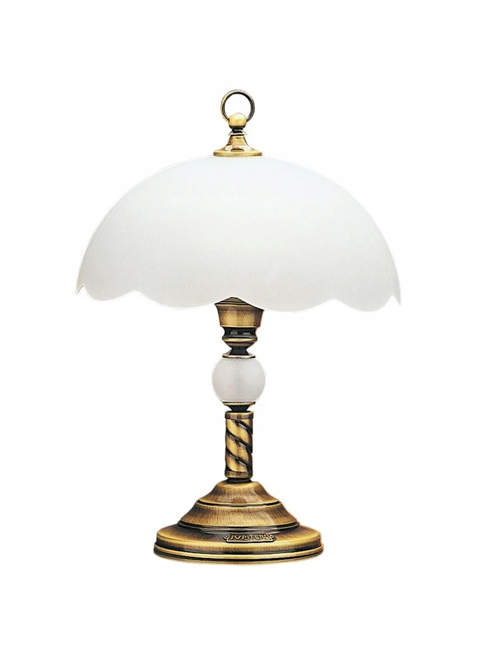JUPITER klasyczna lampa biurkowa patynowana 0006
