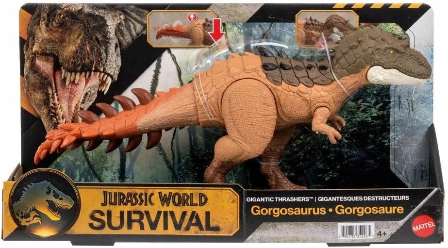 Mattel Jurassic World Juros periodo pasaulio Gorgosaurus dinozaurų milžiniško puolimo veiksmas JKL86 pav