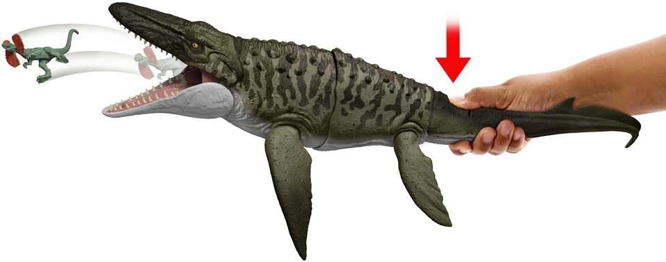 Žaislinis mozazauras Mattel JURASSIC WORLD JCH00/2