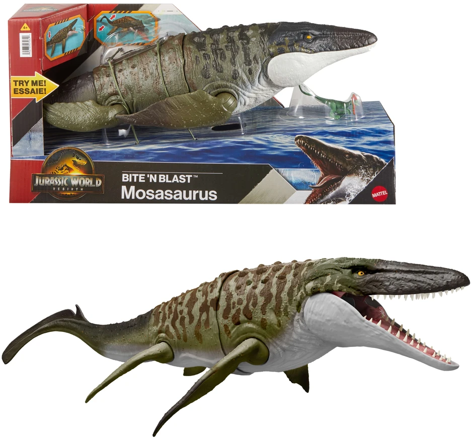 Žaislinis mozazauras Mattel JURASSIC WORLD JCH00/2