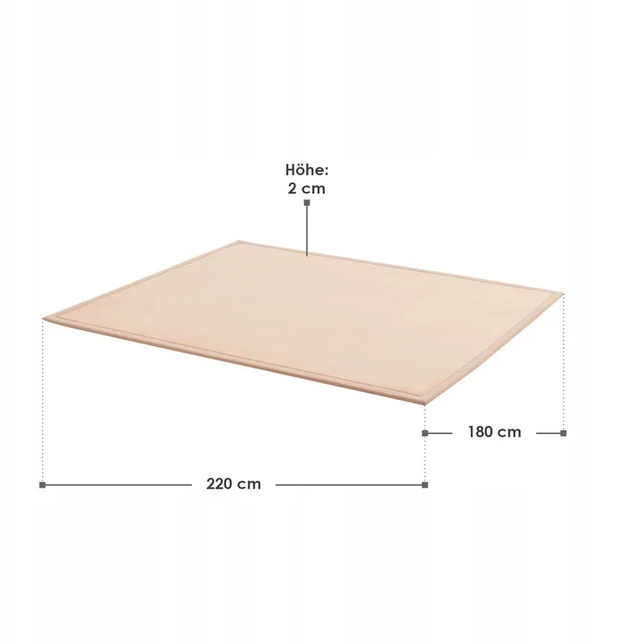 Juskys Mata vaikams dywan pianka memory 220x180x2 cm