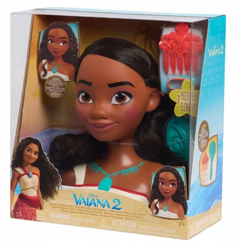 justplay DISNEY PRINCESS VAIANA 2 VANDENYNO LOBYS MOANA ŠUKUOJAMOJI STILIAVO GALVA