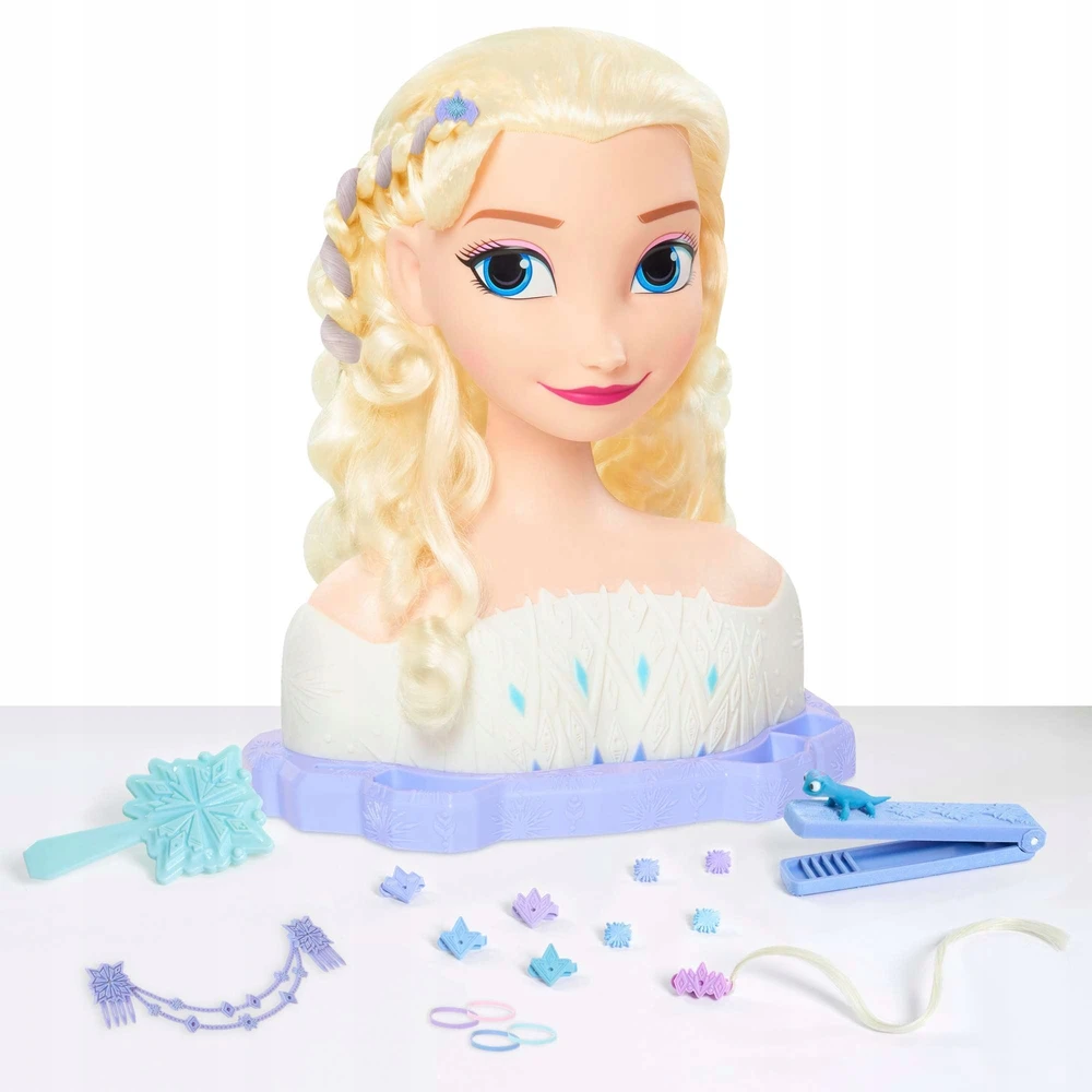justplay Lėlės galva šukuosenoms Princesses Disney Frozen 2 Elsa