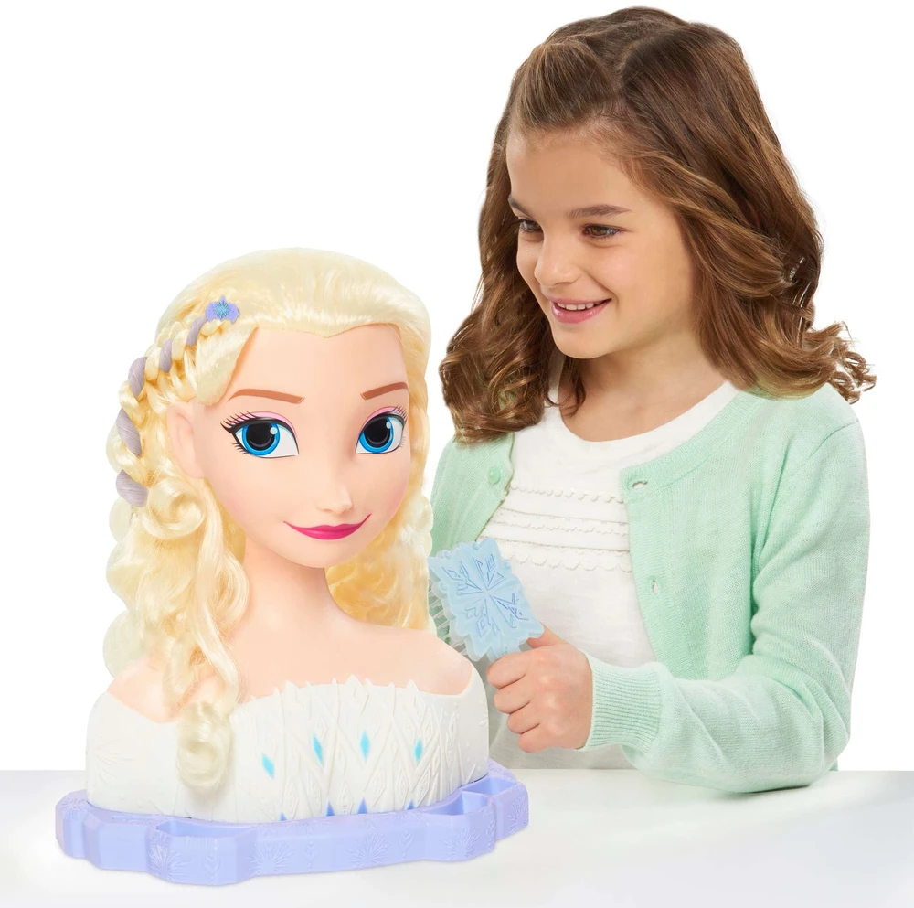 justplay Lėlės galva šukuosenoms Princesses Disney Frozen 2 Elsa