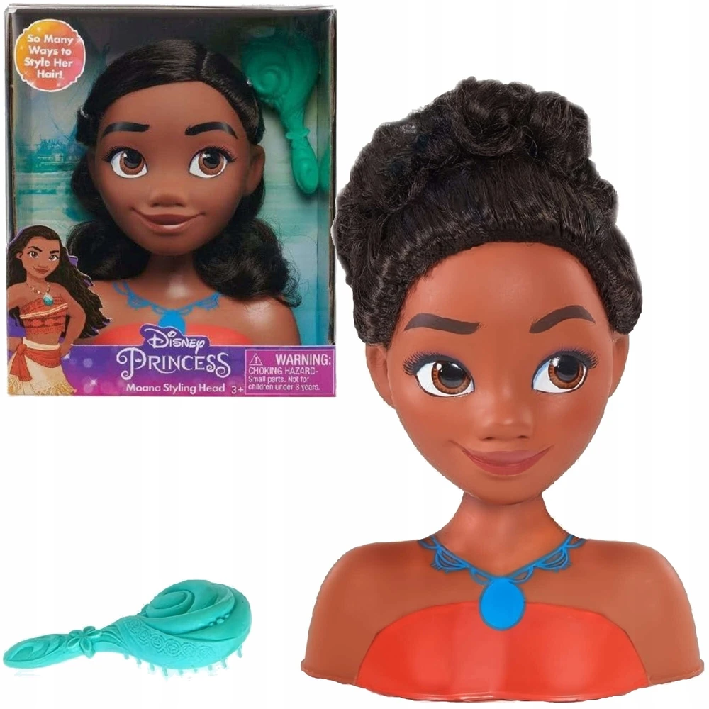 justplay Vaiana Moana galva šukuosenoms ir šukuosenoms