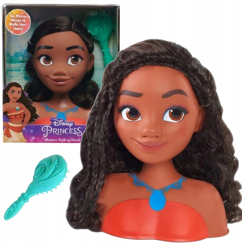 justplay Vaiana Moana galva šukuosenoms ir šukuosenoms