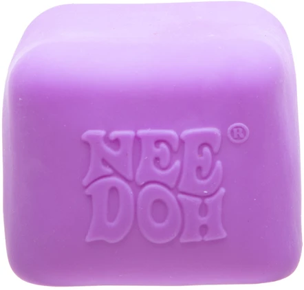 Švelnus žaislinis kubas Nice Cube Glow NeeDoh Schylling švytintis