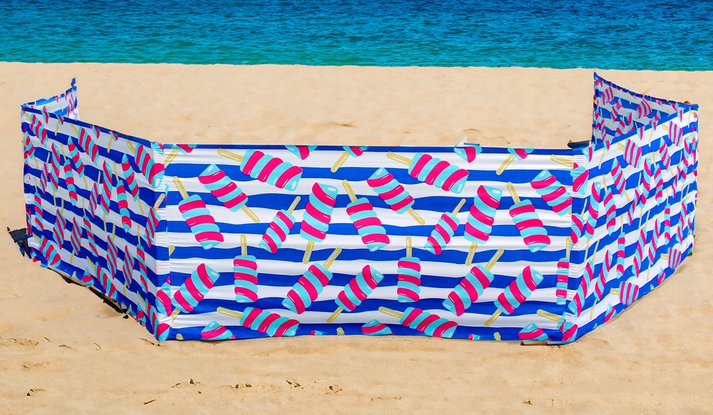 J&w 10 metrų paplūdimio paravanų vėjas ir smėlis