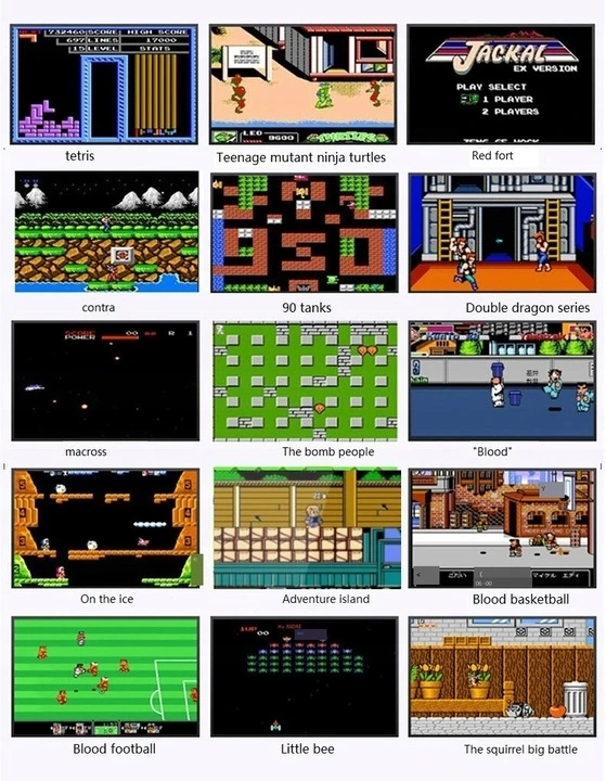 JYSafora GAME BOY nešiojamasis Žaidimų konsolė 500 vaizdo žaidimų Pegasus gimtadienio dovana