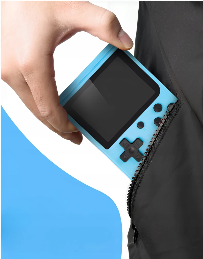 Jysafora RETRO NEšiojamoji KONSOLE 500 GAMES GAME BOY PEGASUS MINI LCD AV KONSOLE