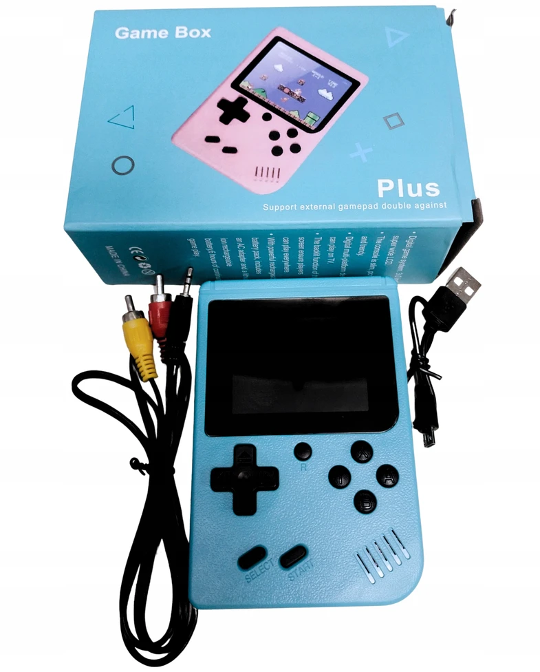 Jysafora RETRO NEšiojamoji KONSOLE 500 GAMES GAME BOY PEGASUS MINI LCD AV KONSOLE
