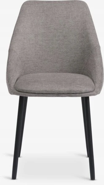 Jysk Minkšta smėlio kėdė juodomis kojomis, 85 cm
