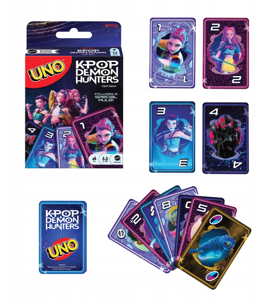 UNO kortos KPOP Demon Hunters