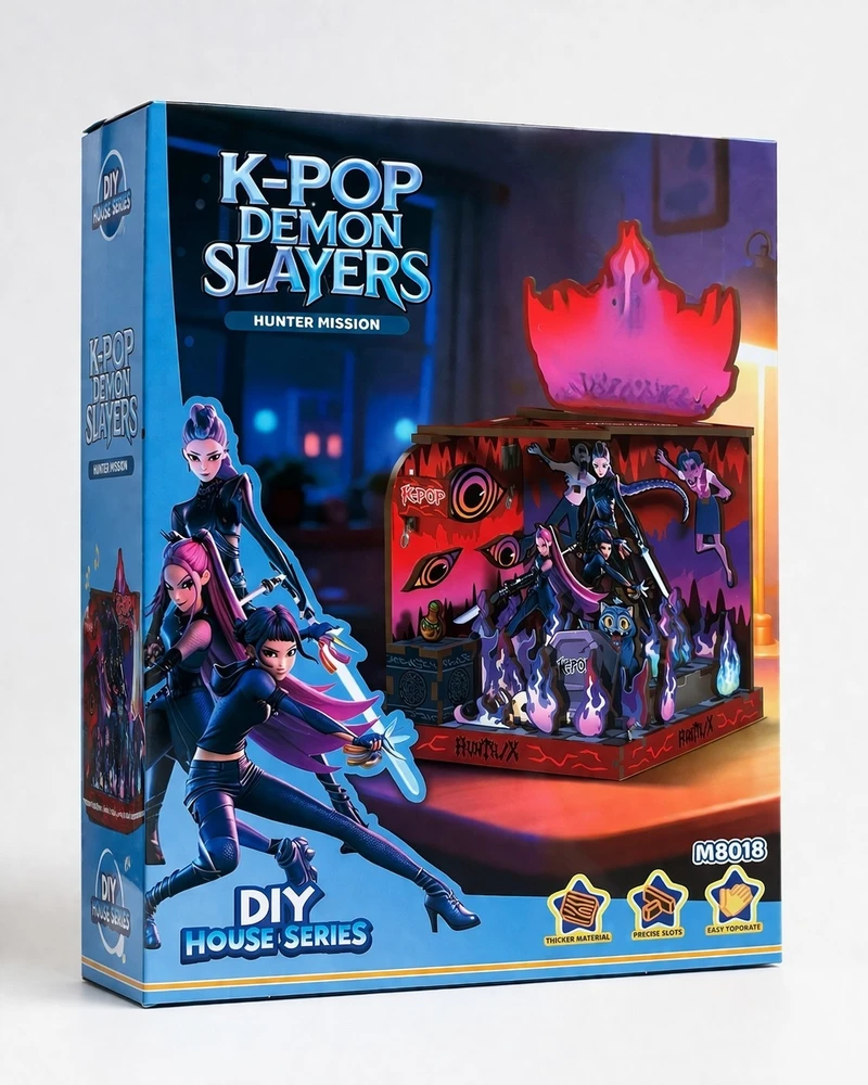 K-POP Scene Creative Assembly Model Kit HOUSE vaikams
