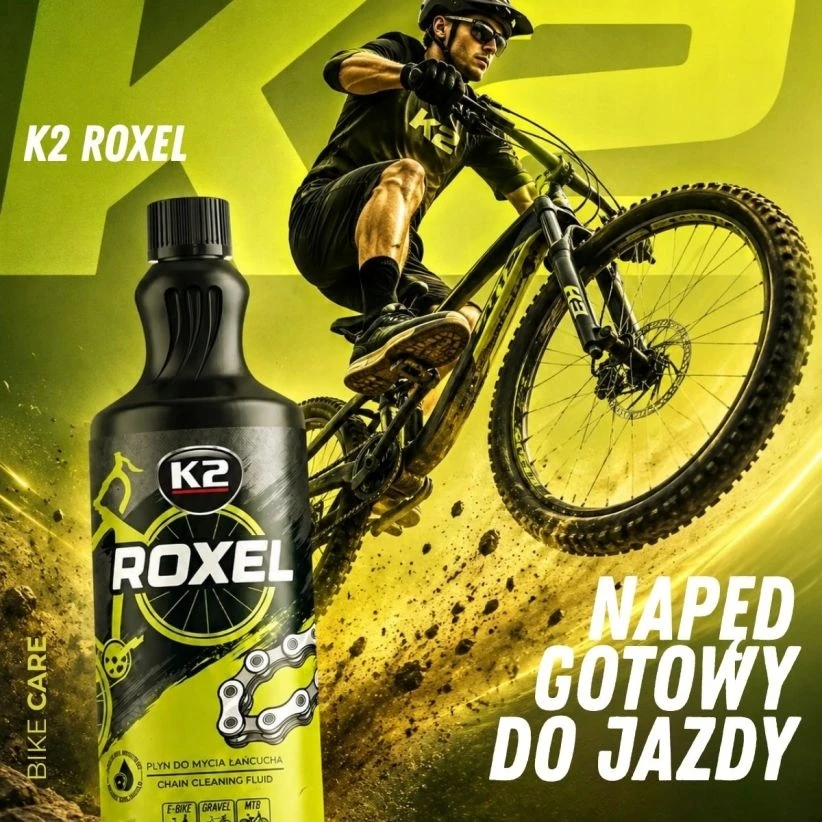 K2 ROXEL 1L panardinamasis dviračio grandinių valymo skystis