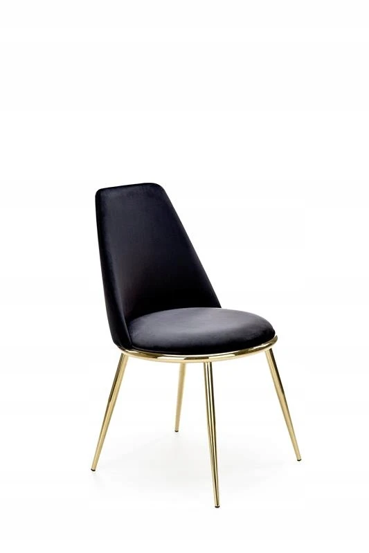 K460 Kėdė Juoda / Auksinė Plieninė K-460 HALMAR