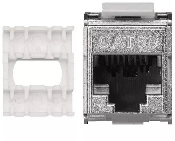 Tinklo kabelis - LINDY Cat.6 STP RJ45 moteriškasis jungiklis 360° ekranuotas