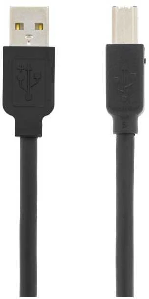 Kabelis DELTACO USB 2.0 "AB", 10m, aktyvus, juodas / USB-EX10M