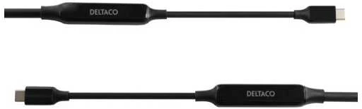 Kabelis DELTACO USB-C C-C, aktyvus, 10Gbps, 3A, 5m / 1902003